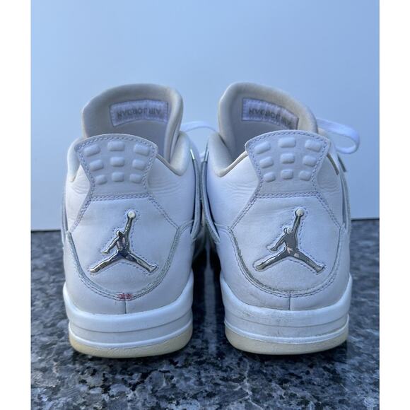 Nike Air Jordan 4 Retro Pure Money 308497-100 Men’s Size 10.5 White main image 6